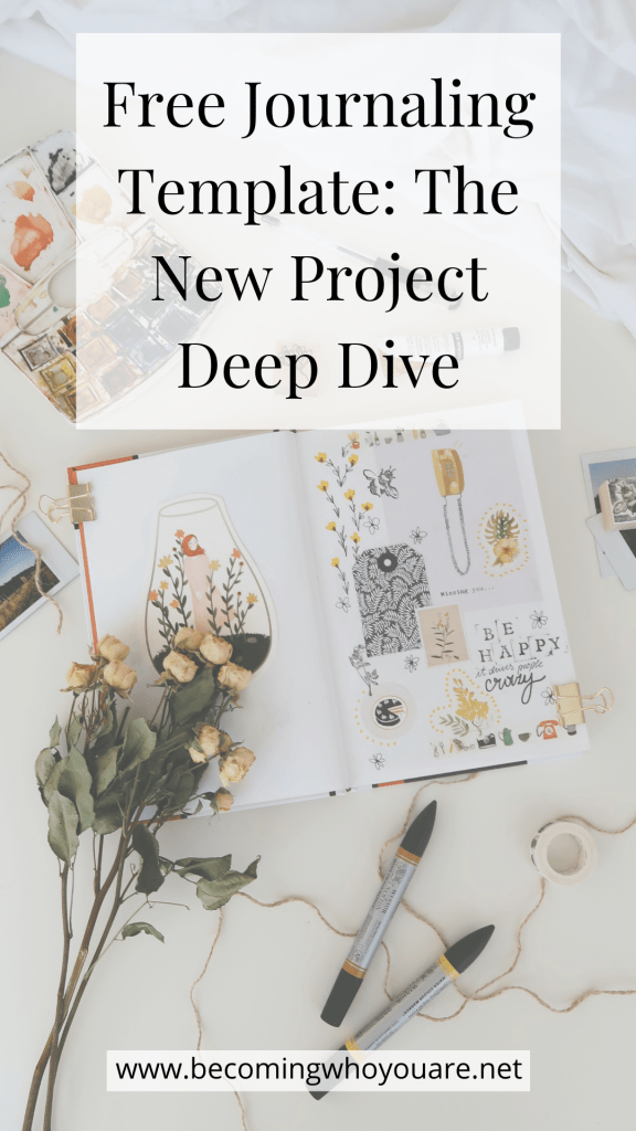 Starting a new project? Here's a journaling template to deep dive into the most important aspects before you begin. Plan now, save time and energy for what matters later!